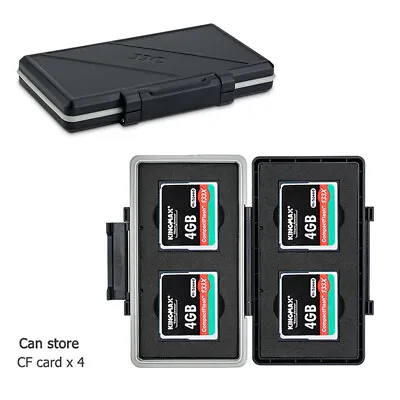 Memory Card Case Holder Fits 4 CF Cards For Nikon D810A D810 D800 D800E D5 D4S • £8.59