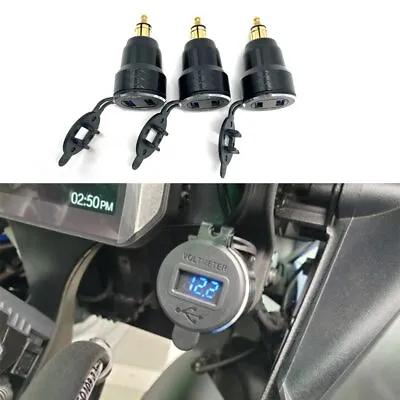 $17.99 • Buy 1 * USB Motorcycle Charger Plug Socket Cigarette Adapter For BMW R1250GS R1200GS