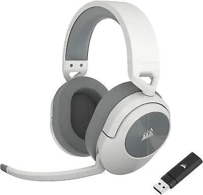 Corsair HS55 WIRELESS Gaming Headset Dolby Audio 7.1 Surround Sound White UK • £59.90