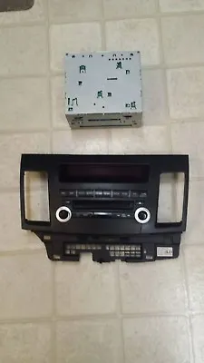 2010 Mitsubishi Ralliart/Evo X INFORMATION DASH DISPLAY RADIO 6 DISC CD CHANGER • $400