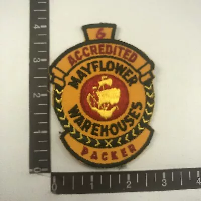 Vtg Mover Patch 6 Years MAYFLOWER WAREHOUSES ACCREDITED PACKER 099B • $6.79