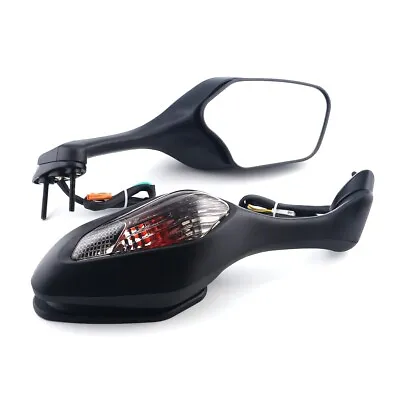 Rearview Mirrors With Turn Signals LED For Honda CBR1000RR 2008-2016 Smoke Lens • $41.95