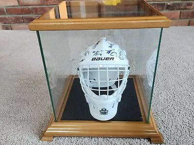 Michigan Wolverines Hockey Team 2023 Frozen Four Goalie Mask 28 Signatures • $1049.99