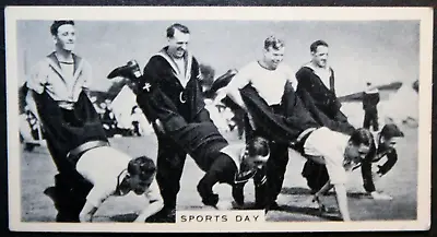 CHATHAM  Royal Navy Barracks   Wheelbarrow Race  Vintage 1938 Photo Card  WC04M • £3.99