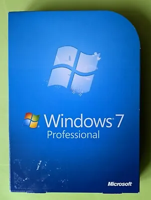 £64.89 • Buy Microsoft Windows 7 Professional - Full Edition (PC) Boxed 32 & 64bit