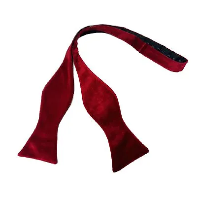 Red Velvet Self-Tie Bow Tie • £13.99