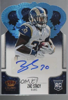 $17 • Buy 2013 Panini Crown Royale /5 Zac Stacy #199 Rookie Auto RC
