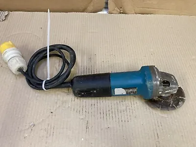 £18 • Buy 100mm 4 Inch Angle Grinder Makita 110v Disc Cutter With Diamond Disc Used 