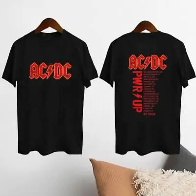 AC/DC Band World Tour 2024 Shirt Rock Band AC/DC Pwr Up Tour 2024 Shirt • £28.17