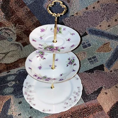 Cake Stand Macaroon Cookies Muffin Tea Party Tiered Cake Stand Tea Cup Set • $24.99