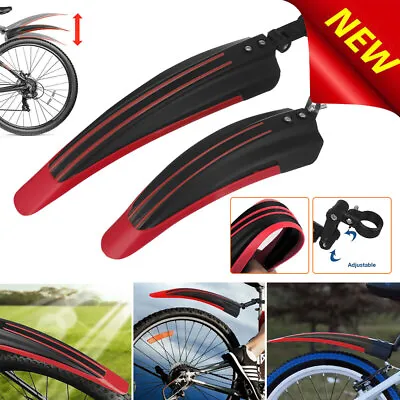 $6.59 • Buy  Mountain Bike Bicycle Cycling Tire Front/Rear Mud Guards Mudguard Fenders Set