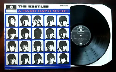 THE BEATLES LP ' A HARD DAY'S NIGHT ' TWO EMI BOX - NO BARCODE  1970's - EX + + • £24.99
