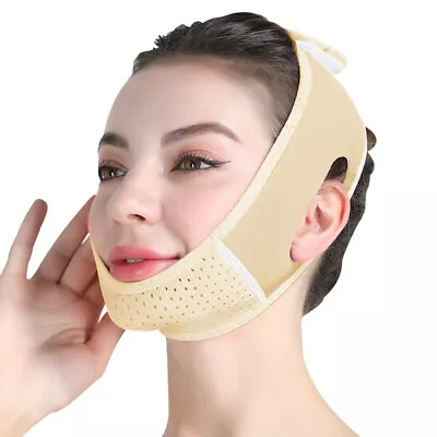 3 PCS Beauty Face Sculpting Sleep Mask V Line Lifting Mask Facial Slimming Strap • $10.31