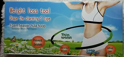 Massage Hoop Fitness Hula Exercise Detachable Sport Health Weight Loss Blue Gray • $22.45