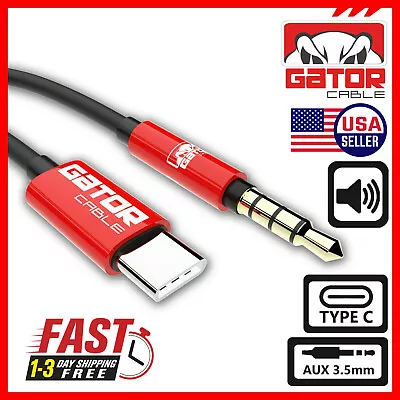 $8.49 • Buy USB-C To AUX 3.5mm Audio Cable Adapter Galaxy S8 S9 S10 S20 S21 Note 8 9 10 3FT