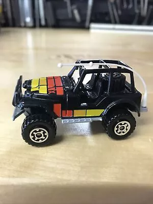 1983 Matchbox Jeep 4X4 MB-37 Macau Wrangler CJ-7 Renegade Black 1/64 W/ Antenna • $14.99