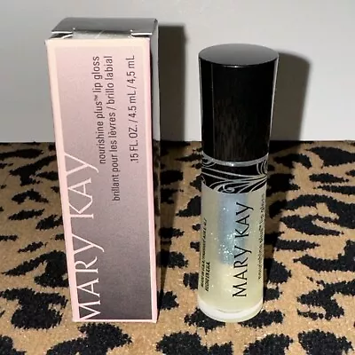 Mary Kay Nourishine Plus Lip Gloss In ICICLE 047928 New In Box 15 Fl Oz • $16