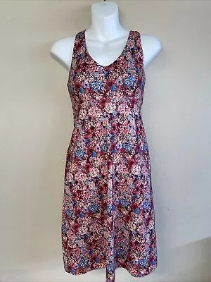 Women’s Furnai Floral : Petra Pink Patagonia Magnolia Spring Dress Size M • $14.99