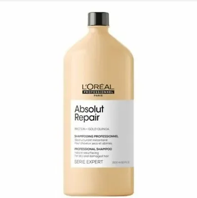L'Oreal Absolut Repair Shampoo Gold Quinoa 1500ml. • £30