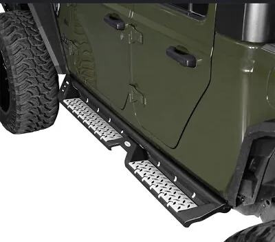 Hooke Road Side Steps For Truck Running Board Bar For Jeep Gladiator JT 20-24 • $180