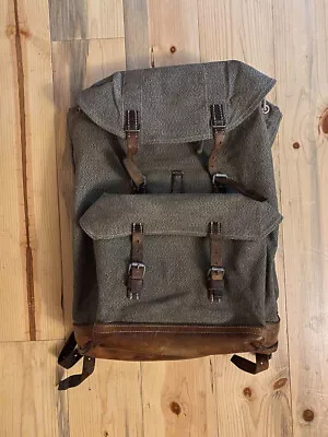 Vintage 1964 P. Dubs Seengen Swiss Military Tactical Rucksack Hiking Backpack • $325