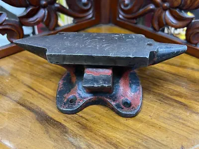 1900's Jewelry Goldsmith Watchmaker Cast Iron Miniature Anvil Bench Tool 31oz. • $199.99