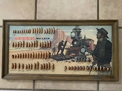 SPEER Bullet Display Board—Railroad—1971—Lewiston Idaho • $200