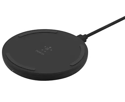 Genuine Belkin Wireless Charging Pad Boost Charger For Apple Samsung 15W Black • $35.99