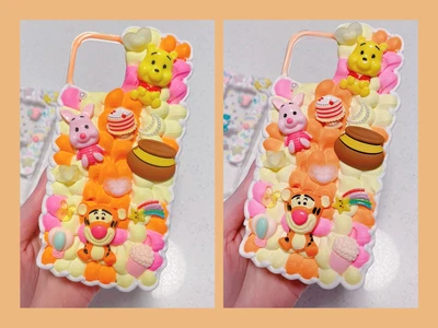 $45 • Buy Winnie The Pooh Decoden Phone Case Handmade Diy