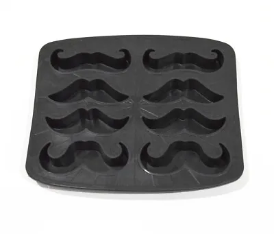 Mustache Ice Cube Tray 8 Molds Bar Cocktail Ice Maker Tools Novelty Party Gifts • $9.99
