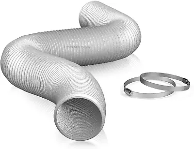 Flexible Ducting Air Duct With 2 Clamps Ventilation Air Hose Great For Grow Tent • $22.10