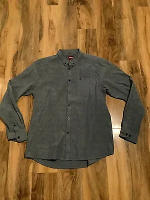 Merc London Size Large Blue Long Sleeved Shirt  • £2.50