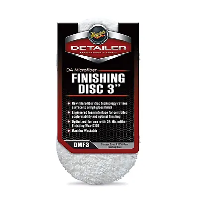 Meguiar's DMF3 DA Microfiber Finishing Discs 3  2-Pack • $17.99