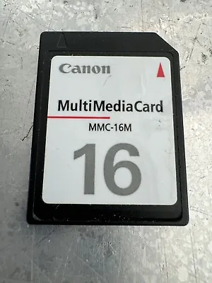Canon MMC-16M Secure Digital Memory Card SD For Powershot Cameras • $11.90