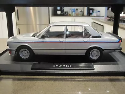 $183.41 • Buy 1:18 NOREV 183266 1980 BMW 535i E12 SILVER *NEW* LIMITED EDITION OF 1500