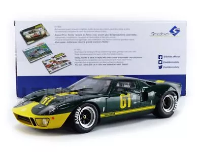 Solido 1/18 - Ford Gt40 Mk1 - Jim Click Racing 1966 - 1803004 • $64.95