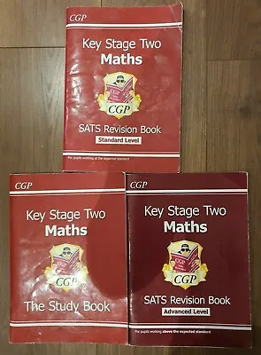 £7.50 • Buy KS2 SATs Maths 11+ Study Revision Standard & Advanced 3 Books Bundle