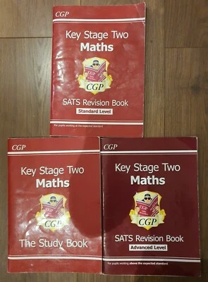 £7.50 • Buy KS2 SATs Maths 11+ Study Revision Standard & Advanced 3 Books Bundle