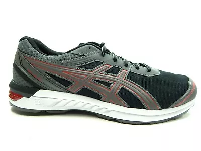 Asics Gel Sileo Black Cayenne Men Shoes • $49.99