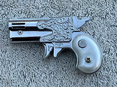 Vintage Modern Angel Mascot Pearl Gold Tone Lighter Gun Pistol Japan • $40