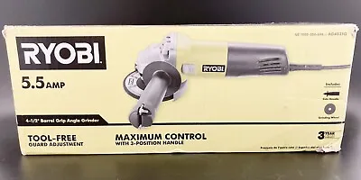 Ryobi AG4031G 5.5A Corded 4-1/2 Inch Angle Grinder • $44.99