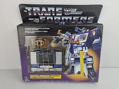 TRANSFORMERS G1 REISSUE SOUNDWAVE + BUZZSAW 2018 Hasbro  • $199.99