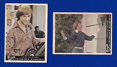 2 Peter Tork Lot 1967 Donruss The Monkees #27a 6a Good • $1.98