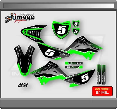  Kawasaki Klx 110 Graphics Set 2022 2021-2015  2014 2013 2012 2011 2010 • $99