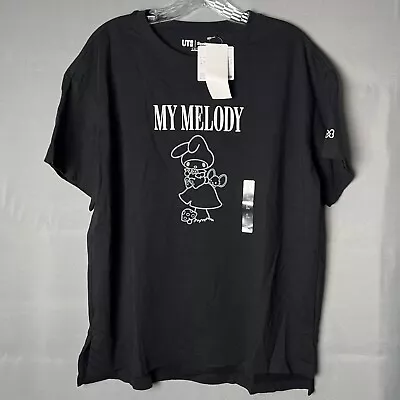 UNIQLO My Melody Women's Graphic T-Shirt Short Sleeves Black Size L • $34.99