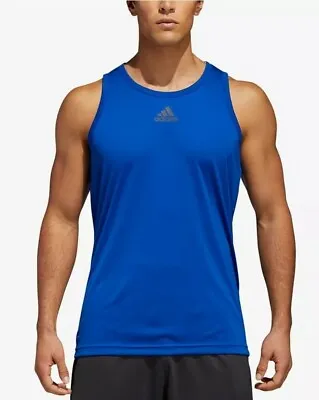 Adidas Men's Tank Top Gym Workout Vest Muscle Fit • £24.99