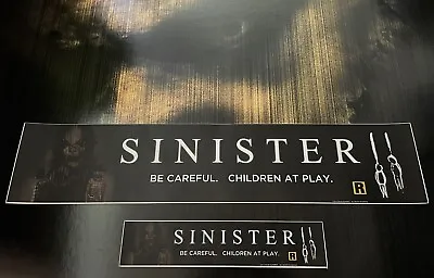 Sinister 2 Horror Authentic Orig Movie Mylar Banner Poster Small Large Lot 5X25 • $25