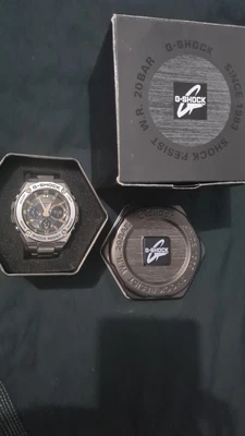 $400 • Buy Casio G-Shock GST-S110D-1ACR Men's Stainless Steel Watch - Silver