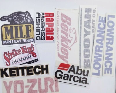$11.99 • Buy Fishing Stickers,10 Most Popular Decals  For Fisherman