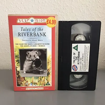 Tales Of The Riverbank - Vhs Video - Hammy Hamster And Friends - Childrens • £2.49